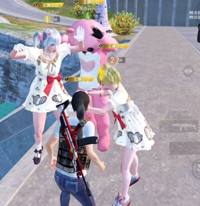 和平精英|和平精英：玩家身穿小白衣被群嘲，秒换炽羽金尊，队友不淡定了