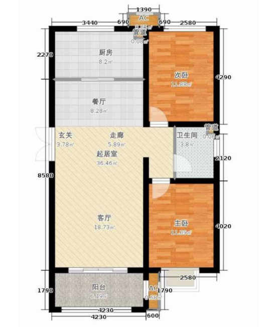 流行装修风格|两室改三室户型真实案例分析! 两种方案,你更喜欢哪种?