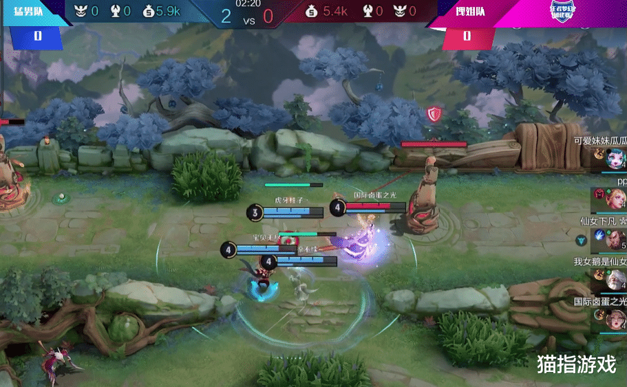 王者荣耀|真男拳？王者荣耀男生队轮流抗塔杀女玩家，甚至2分钟越2塔