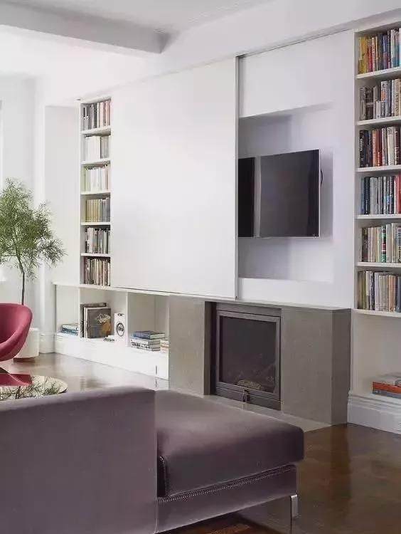 |电视背景墙别再走石膏线了，容易开裂年轻人都爱这样设计