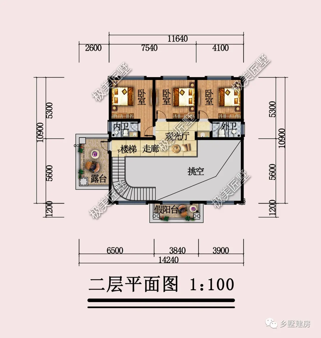 精致二层农村别墅，造价经济，快回村里盖起来吧