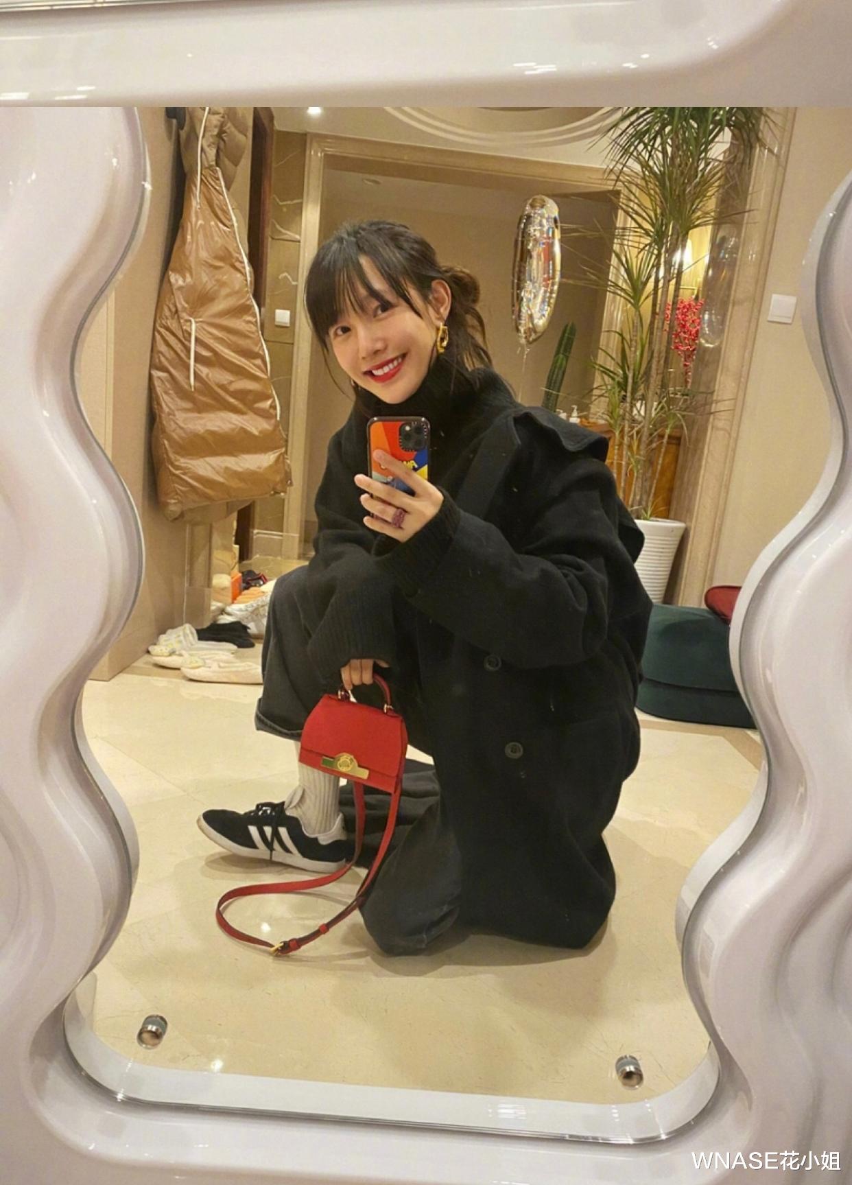 WNASE花小姐 白百何私服又进步了！不赶时髦的复古搭配，超有秋冬气质