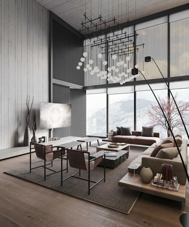 176㎡现代东方风，朴素禅意的设计，粗犷自然很高级