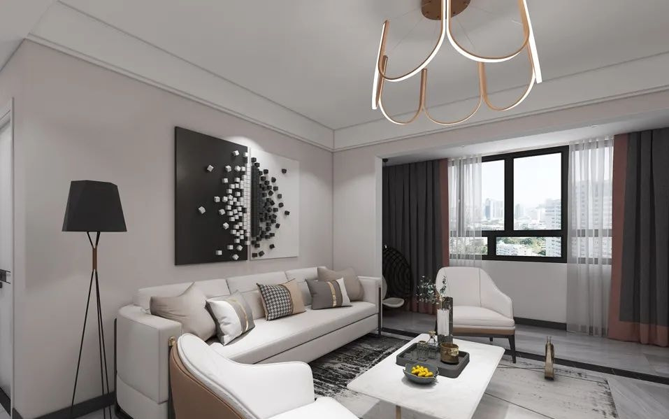 120平米满满的轻奢风,这套4房两厅设计红遍全小区