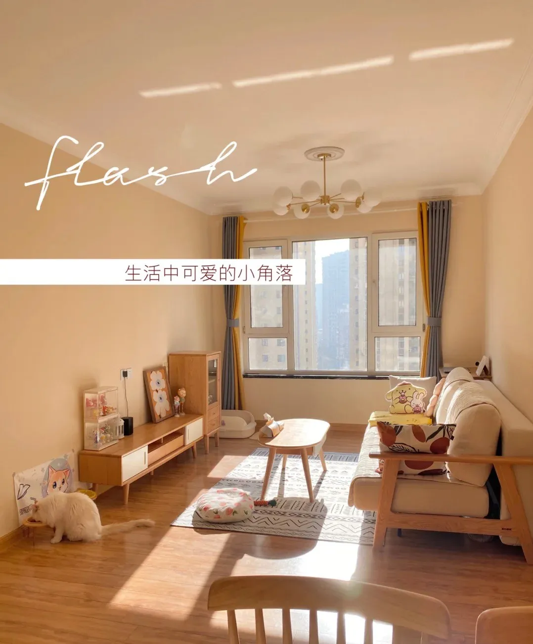 50平米小户型装修，氛围温暖到骨子里，一个人也要好好生活