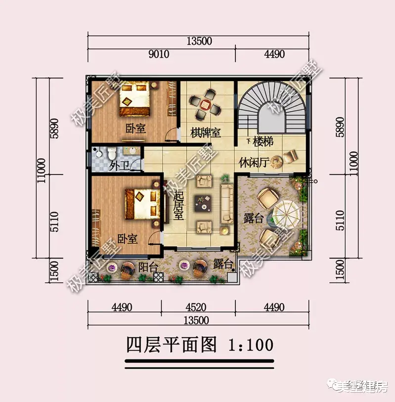 房贷|13×11米农村大家庭别墅这样建，让你尽享温馨家庭！