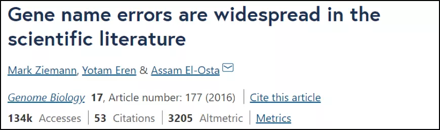 基因 非甩锅!论文出现硬伤,责任真不在我