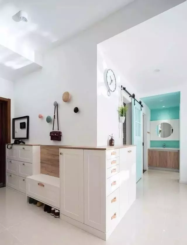 63平北欧风格小户型装修，清新唯美的配色太美了