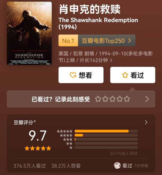 豆瓣|各国高分电影，一部好电影讲一个好故事