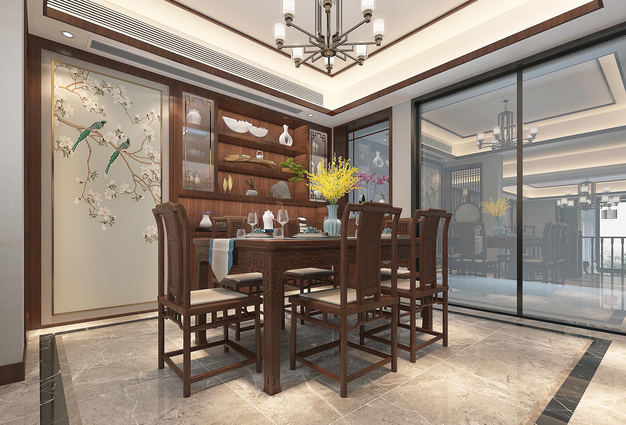 新帝雅|上海夫妻的新房装中式,三层别墅,虽然面积不大,装出来却很温馨