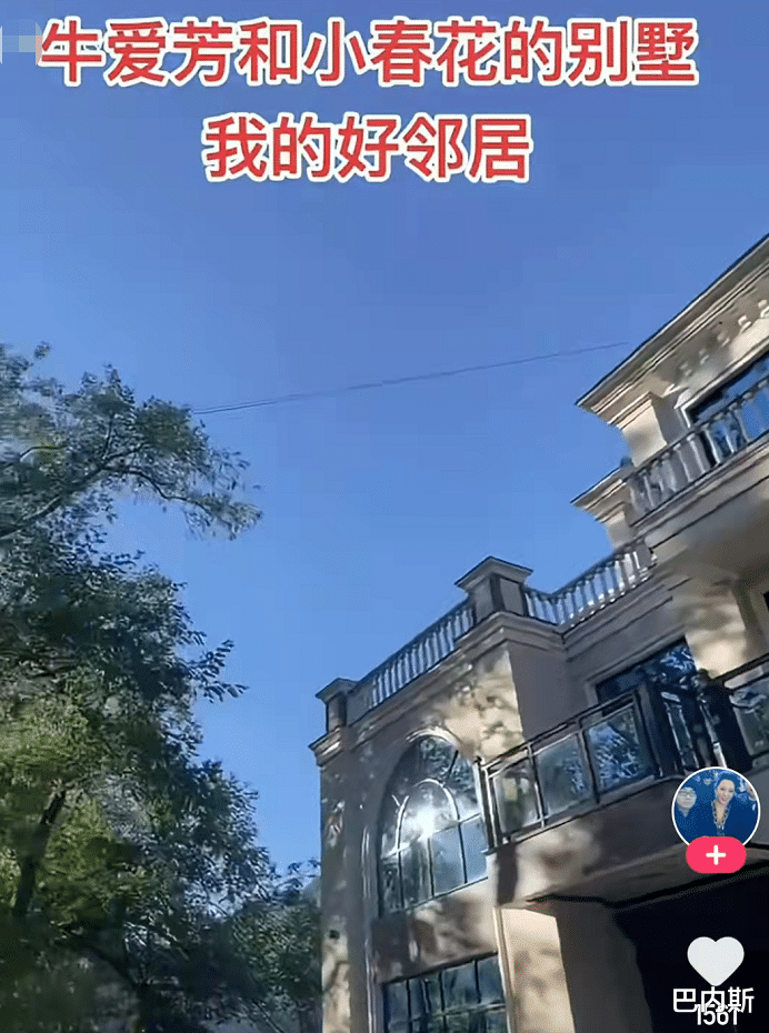 牛爱芳家中豪宅曝光,3层别墅2米以上落地窗,还配了一辆宝马