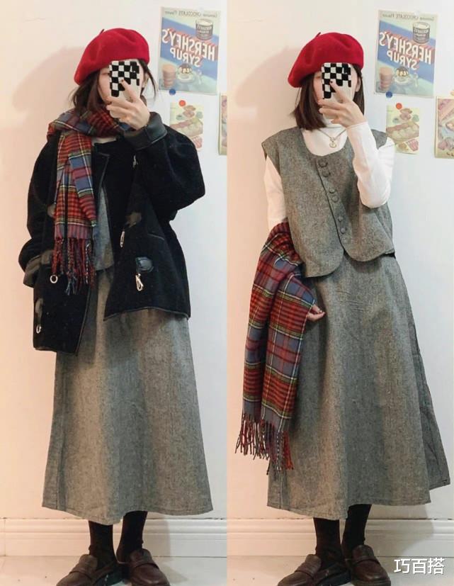 苦瓜 小个子女生过元旦，建议选择这3种搭配，可爱减龄很气质