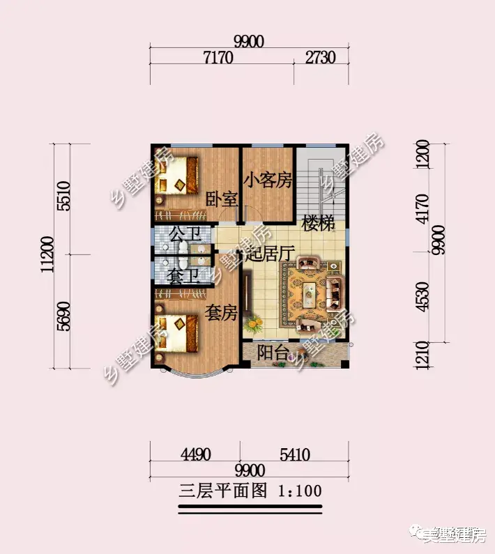 背景墙|农村四层简欧户型,跟着这款建准没错,外观大气户型实用