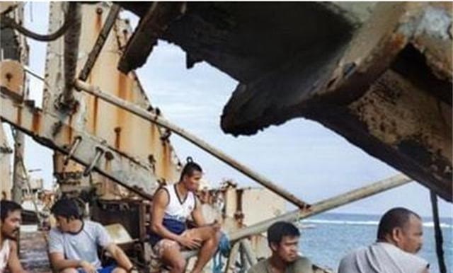 菲律宾|赖在仁爱礁22年的菲律宾海军：住着破船，靠发电机做饭，风吹雨打