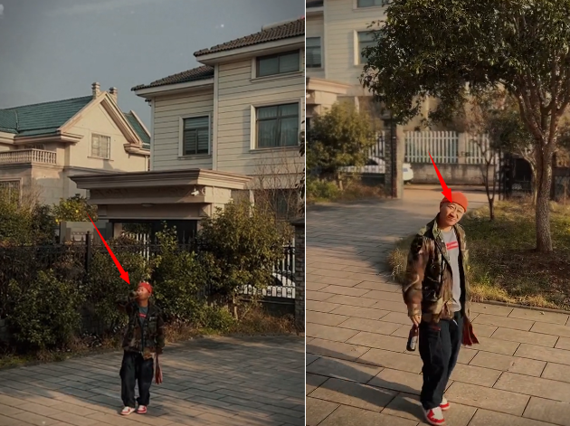 李保田|李保田儿子别墅前录视频！手提啤酒瓶走路不稳，摇头晃脑打扮潮流