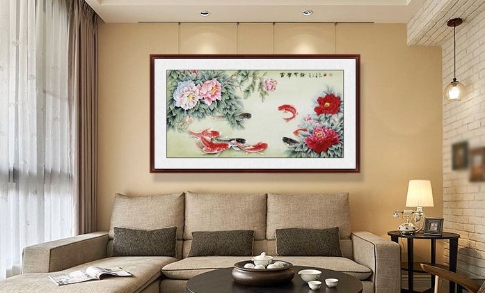 客厅|家中挂什么画最旺，如何选择客厅挂画
