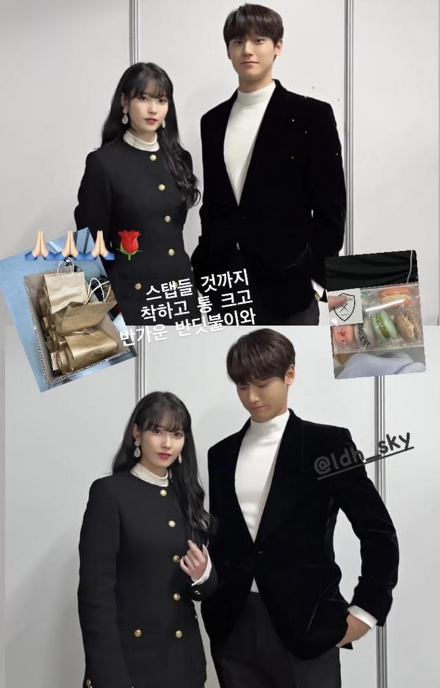 iu|《德鲁纳酒店》明月CP合体!IU晒与李到晛的合照,曝光男神暖举