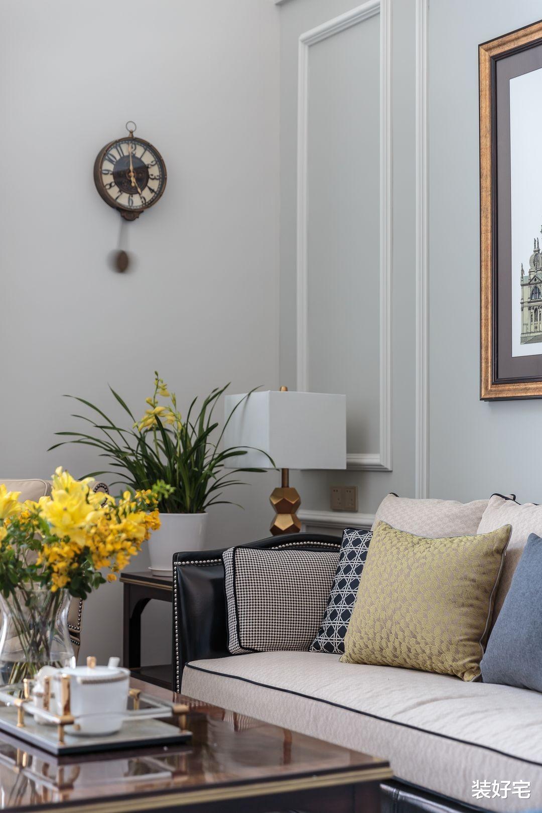 设计师|简美风的新家，以柔和温馨为主题，满足小夫妻对法式庄园的向往