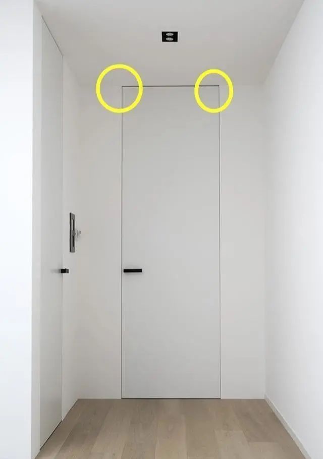 装修房门直接做到顶，还不装门套，家里洋气还显高，真是好设计