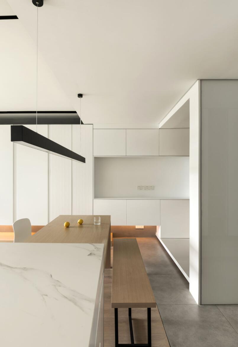 |越来越多人开始做全开放式设计,看她89㎡新家,既实用又开阔