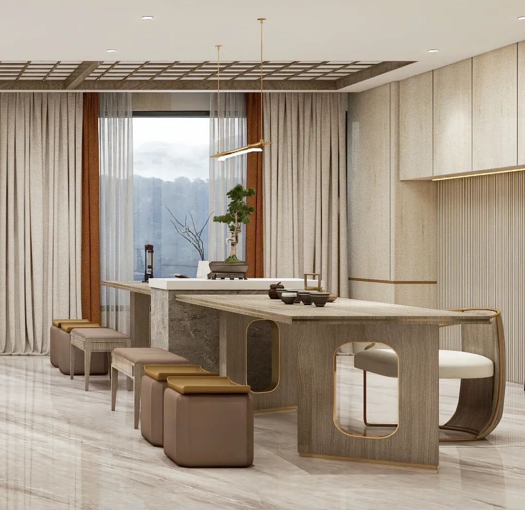 常州别墅设计师 别墅装修|900㎡新中式别墅,是你理想中的家吗?