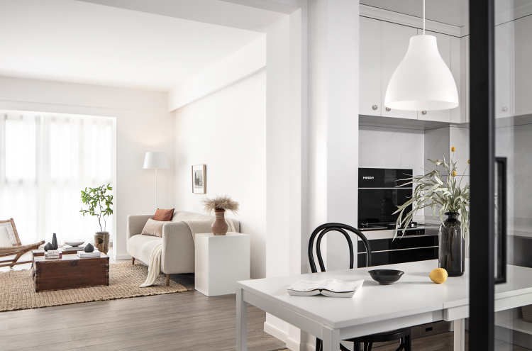 |现代自然风的周末度假屋，在实用的基础上，打造一个轻松闲适的家