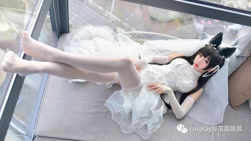 碧蓝航线|cos：碧蓝航线婚纱爱宕@雪琪