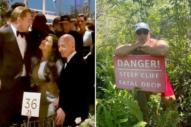 莱昂纳多·迪卡普里奥|前世界首富贝佐斯带女友出席活动，遇到小李子后却成背景帝