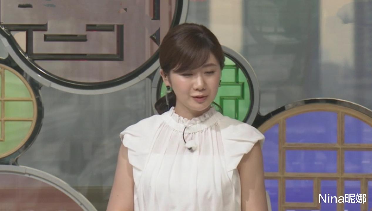 Nina昵娜|福原爱成功走出离婚阴影，穿白色荷叶边上衣上班，正式进军奥运会解说圈