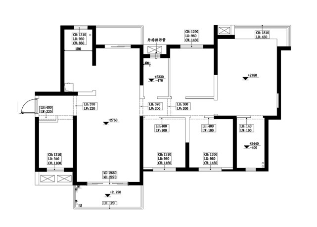 |135平中式四居室，续又错落有致，新潮又有韵味，恰到好处