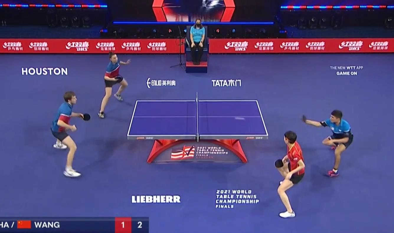 巴塞罗那|开门红！王曼昱/卡纳克3-0获胜晋级混双32强，单局打出19-17