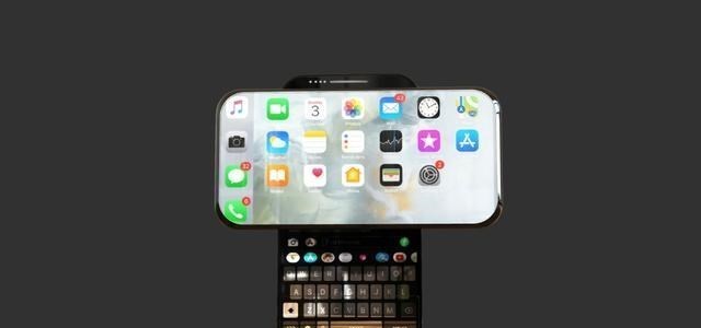 iPhone14ProMax概念机：新增滑块双屏取消刘海，屏幕还能90度旋转