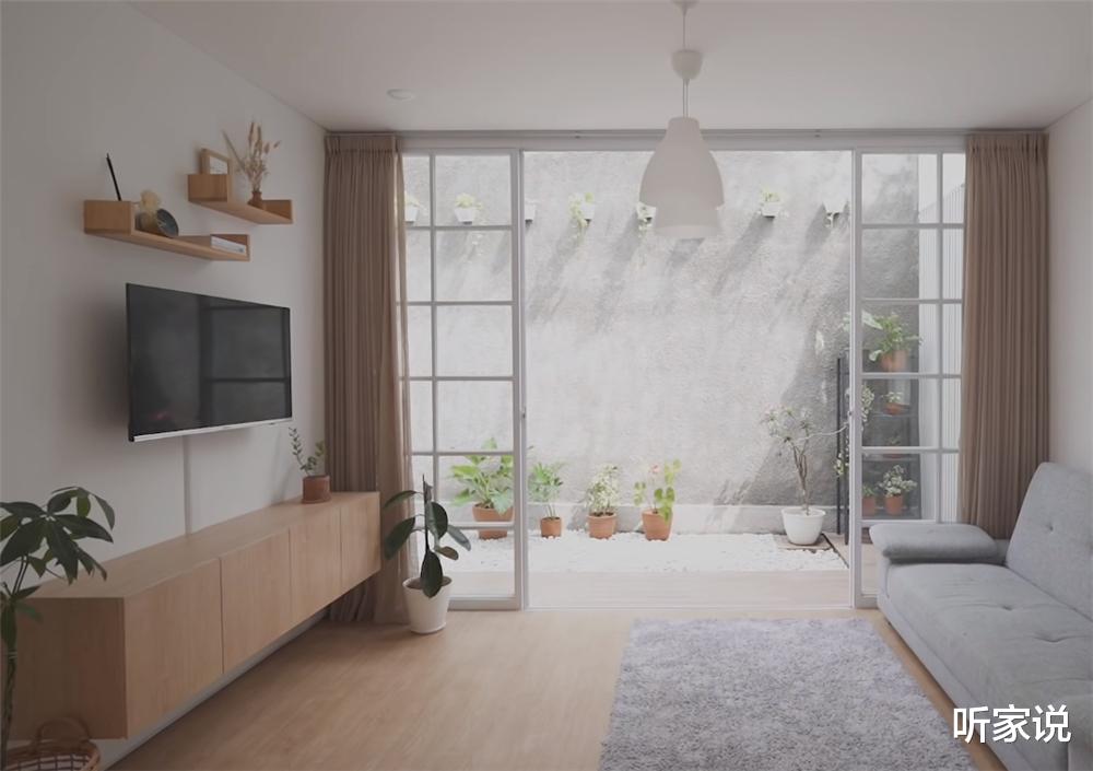 听家说|1家3口住进66㎡“白房子”:双层开放式设计,面积不大却干净整洁