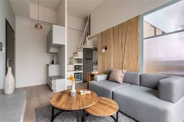 |40㎡小户型设计,质感非常足的黑白灰,谁不想有这样一个小窝!