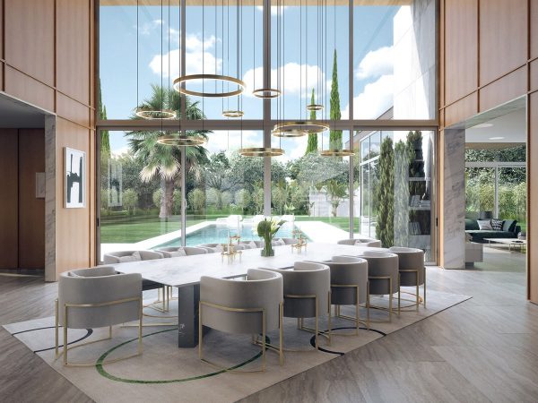 |轻松舒适的元素：加州时尚现代豪宅设计