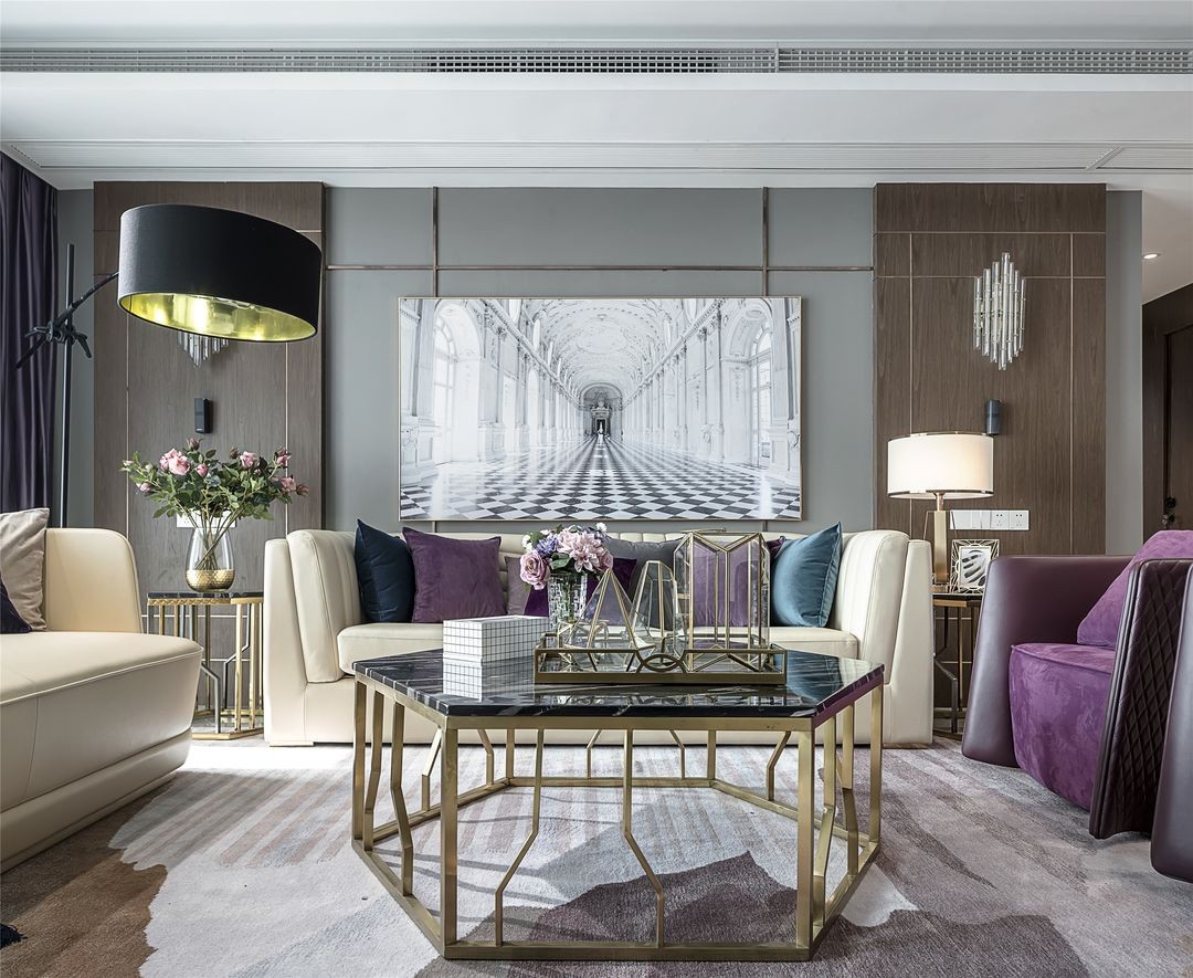 家居超人|优雅内敛的高级灰，神秘浪漫的紫色系，一起构成女王范的新家