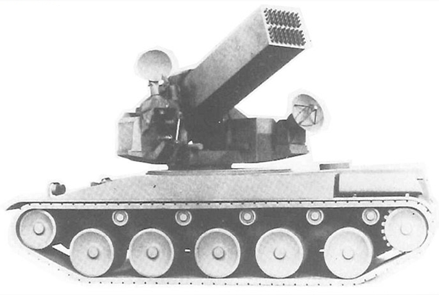 火箭弹|AMX 30标枪防空火箭炮系统，96发火箭弹对空乱射