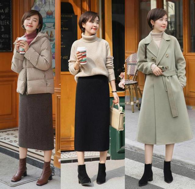 潮流搭配菌 羽绒服+裙子?=2021秋冬王炸组合，这么穿好看又显瘦，你买了吗？