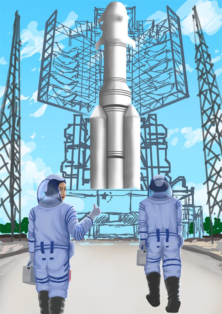 laterboy对航空航天画的理解+《我们的新座驾》绘画过程