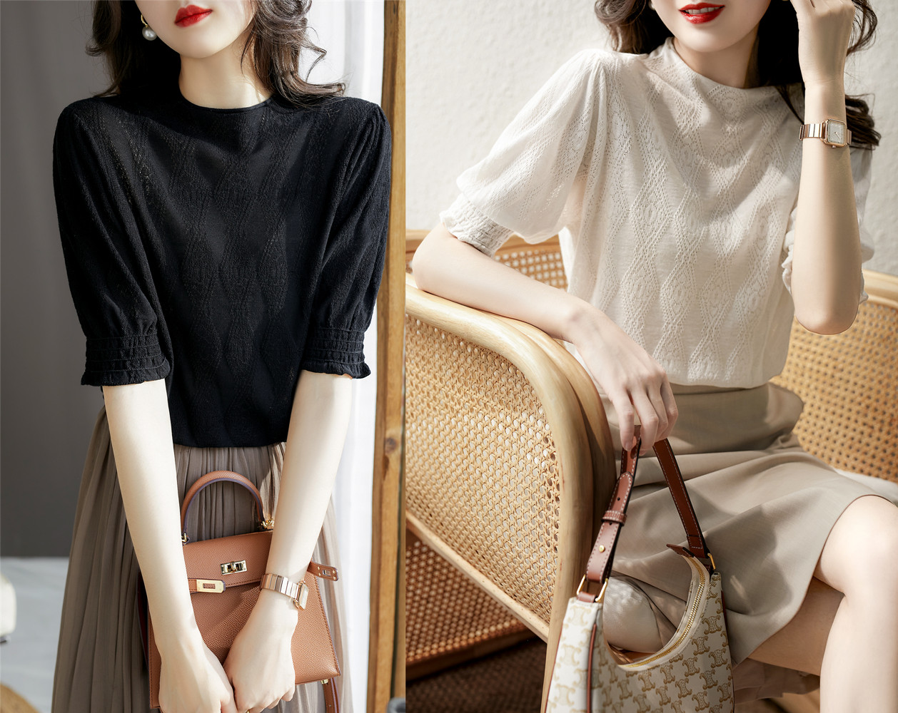 泰安秋子|夏日的“针织衫”怎么穿搭才显瘦?玩转轻薄衫,轻松美出新高度!