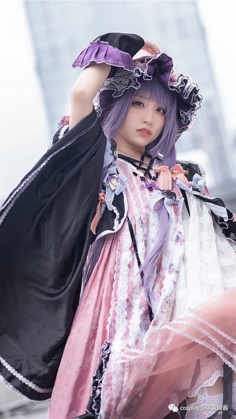 |cos：东方?帕秋莉·诺蕾姬cos正片@梨梨