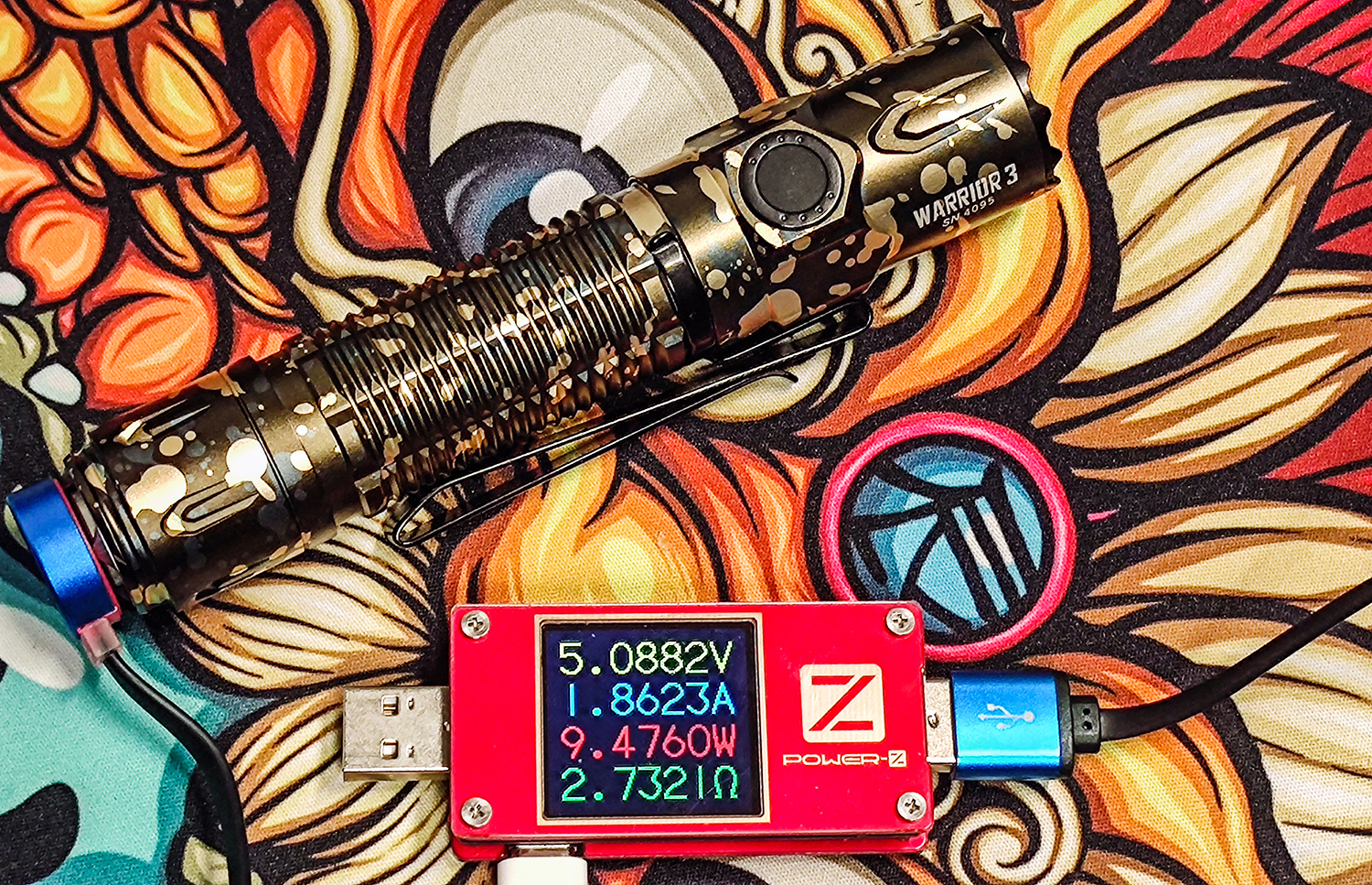 電池|彩裝硬漢、性能強悍：傲雷武士3戰術手電