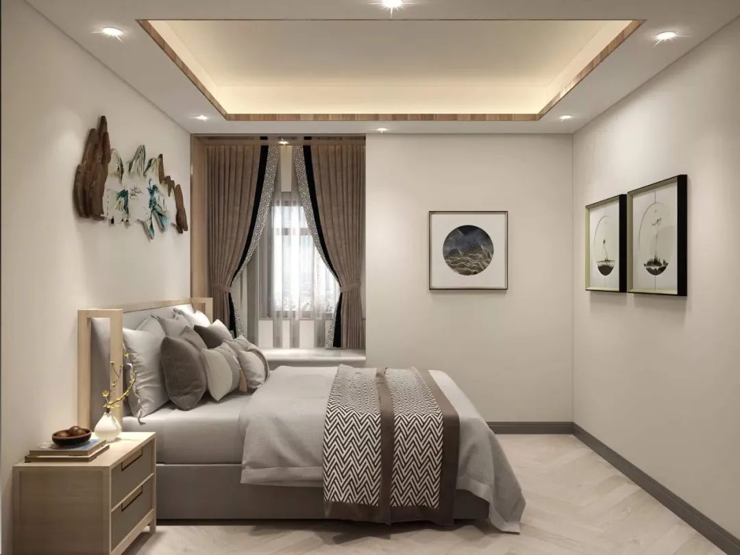 爱空间|新中式混搭小轻奢，00后女生花最少的钱，住时尚90m2小三房