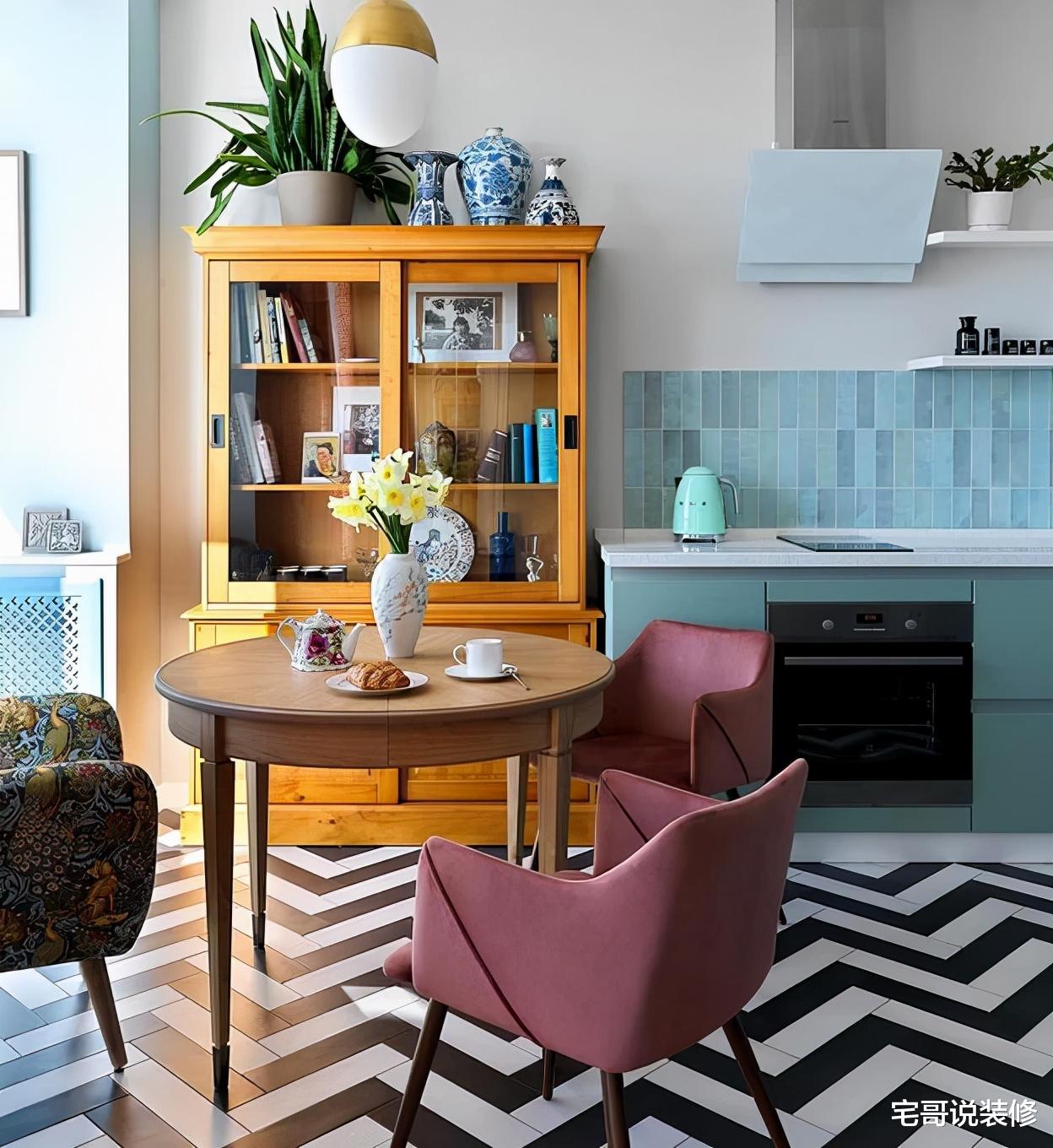 36岁大龄女孩56㎡的家:室内配色让人赏心悦目,精致浪漫又温馨!