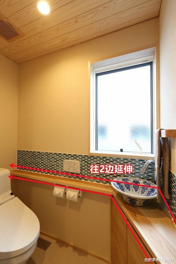合肥李秀玲设计师|越是卫生间面积小,越要用到“侧装法”,占用不到1㎡功能全齐了