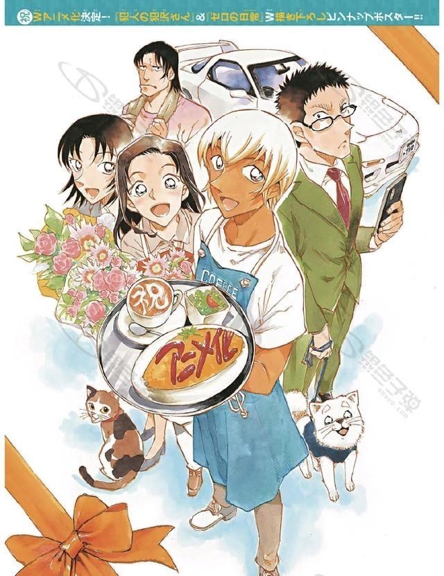 小小妈妈育儿手册|柯南:犯人犯泽先生&零的日常动画化贺图,致敬柯南第1话经典场景