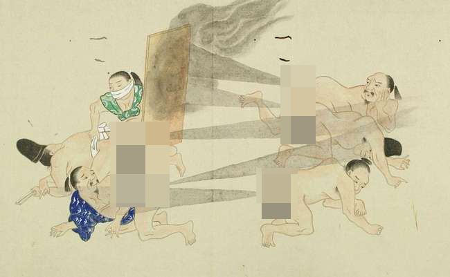 |日本古代的放屁大战？21张图领略其奇葩程度，从此节操是路人
