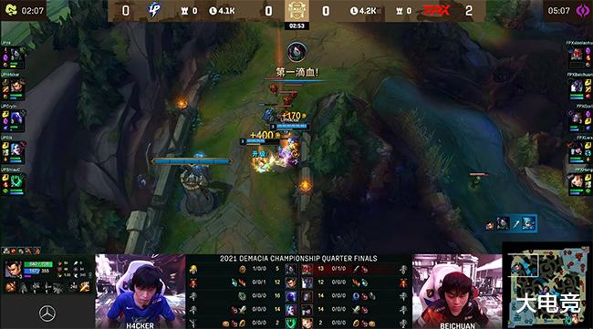 fpx战队|LOL-德杯：Lwx四杀女警主宰团战，FPX 3-0淘汰UP晋级半决赛