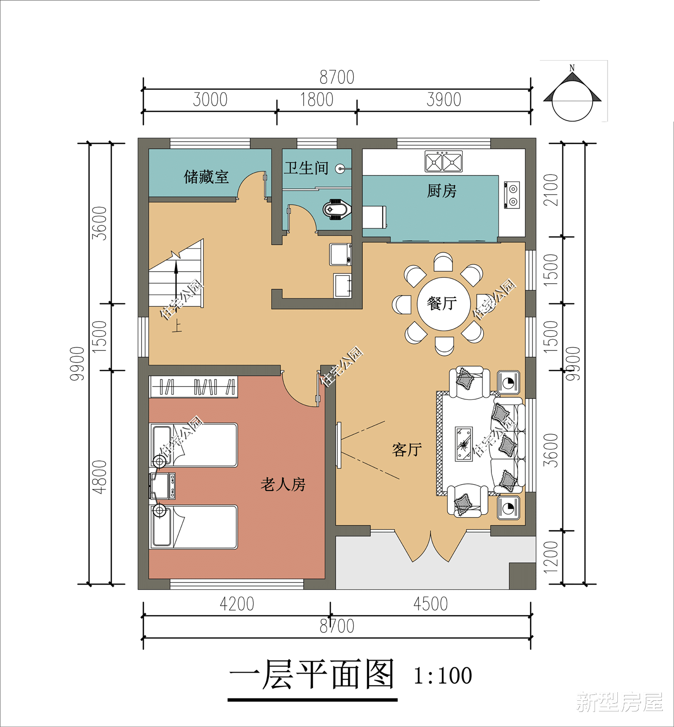 终于找到20万就能建好的农村别墅图纸,要建房的朋友赶紧收藏
