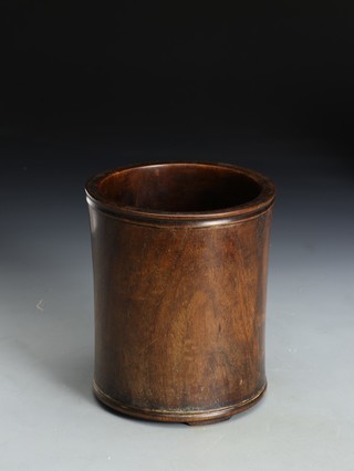 笔筒|清代，黄花梨笔筒